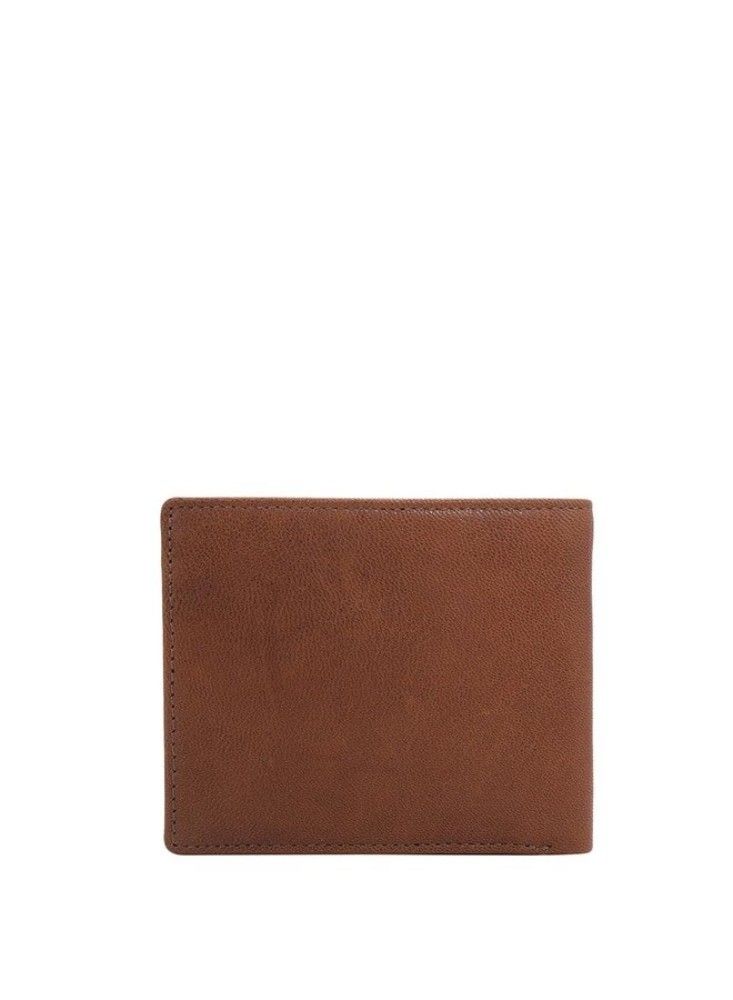 Da Milano RFID Protected Leather Wallet for Men with Card Slot - Brown - Image 5